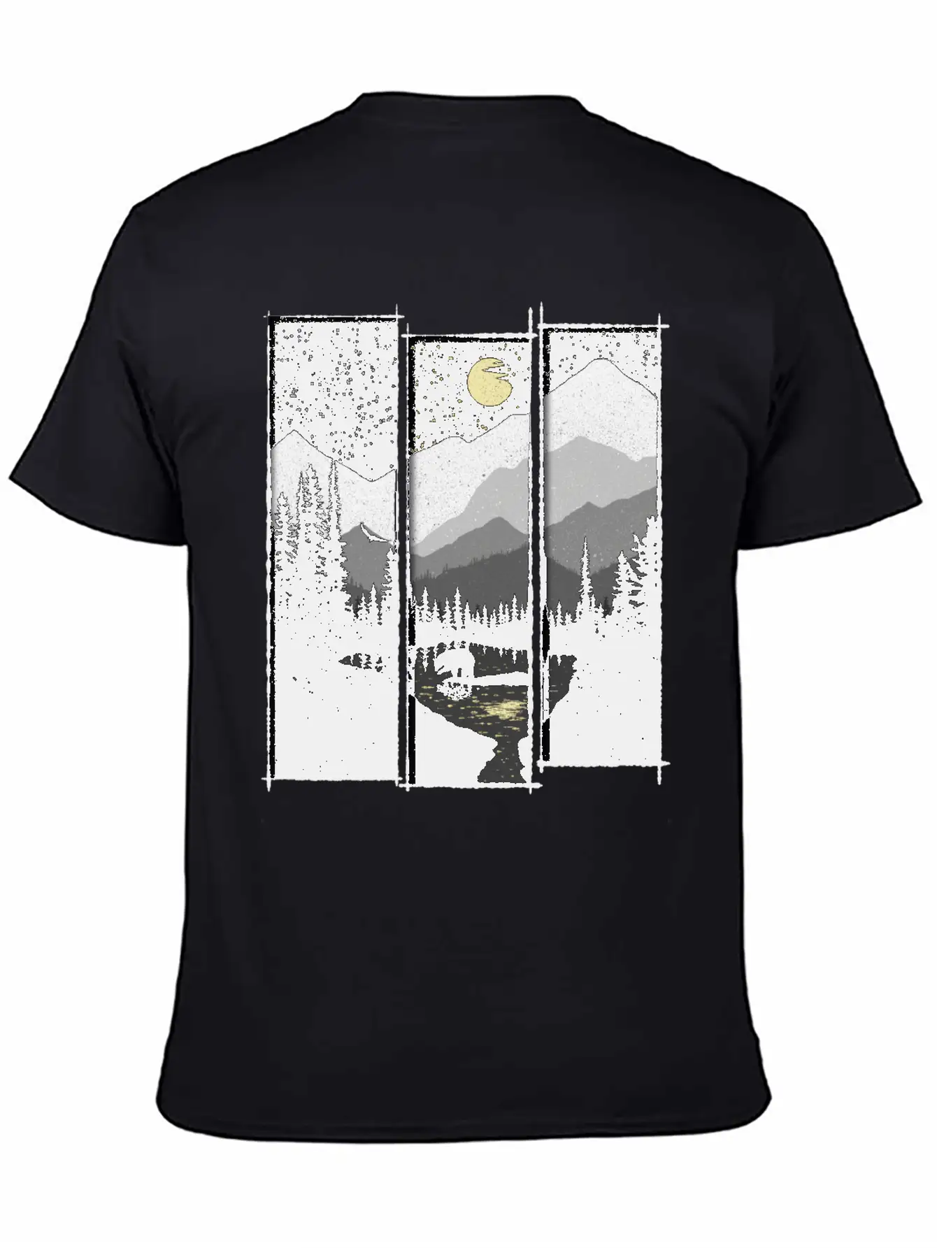 Wild Moon Unisex Casual T-Shirt – Clean Design For Daily Comfort
