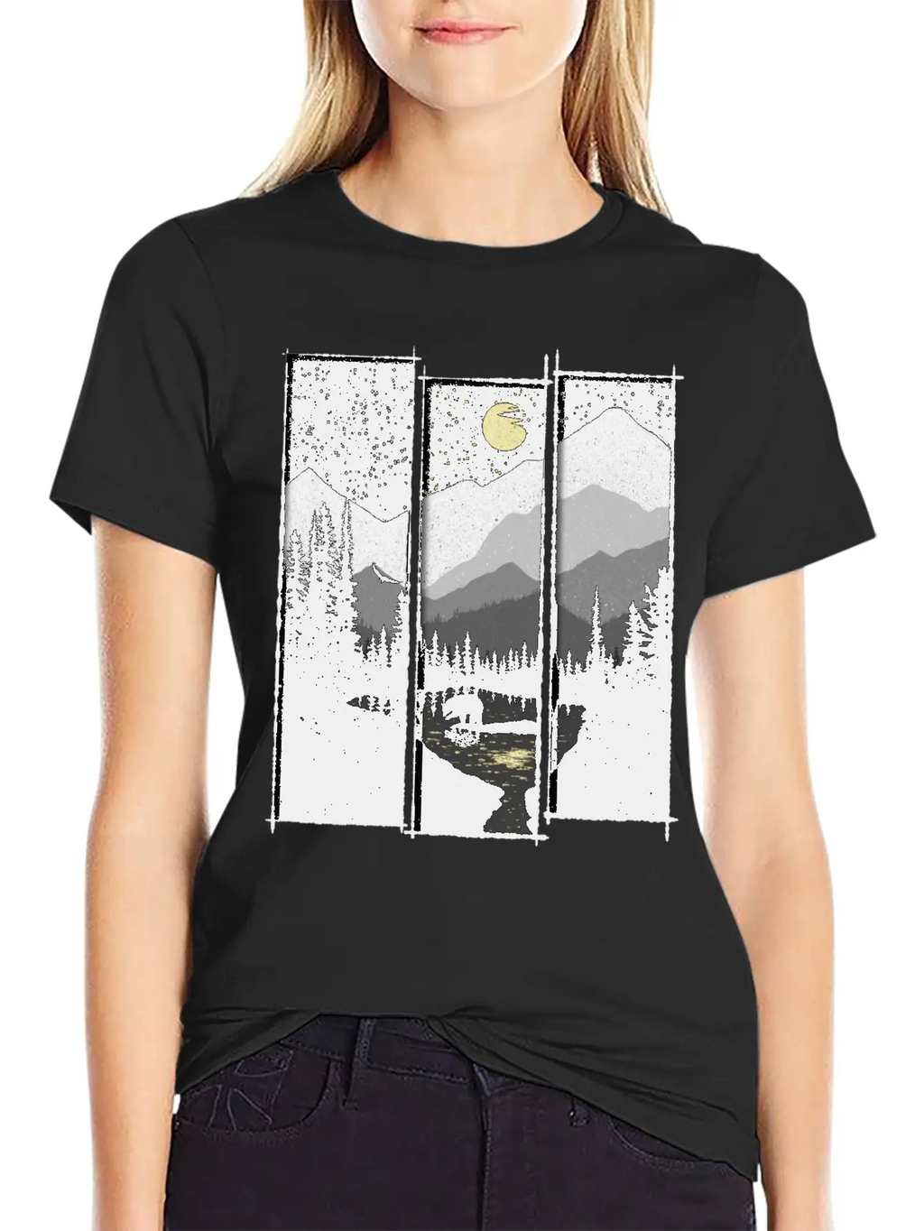 Wild Moon Unisex Casual T-Shirt – Clean Design For Daily Comfort