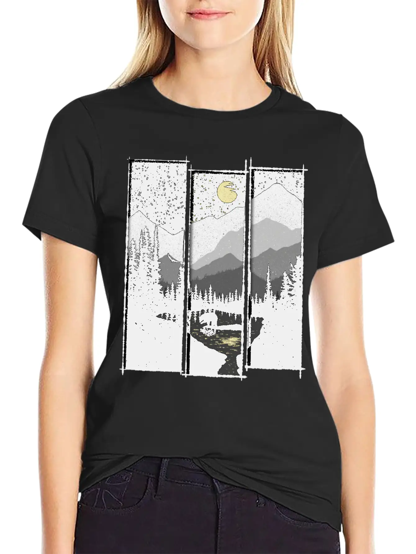Wild Moon Unisex Casual T-Shirt – Clean Design For Daily Comfort