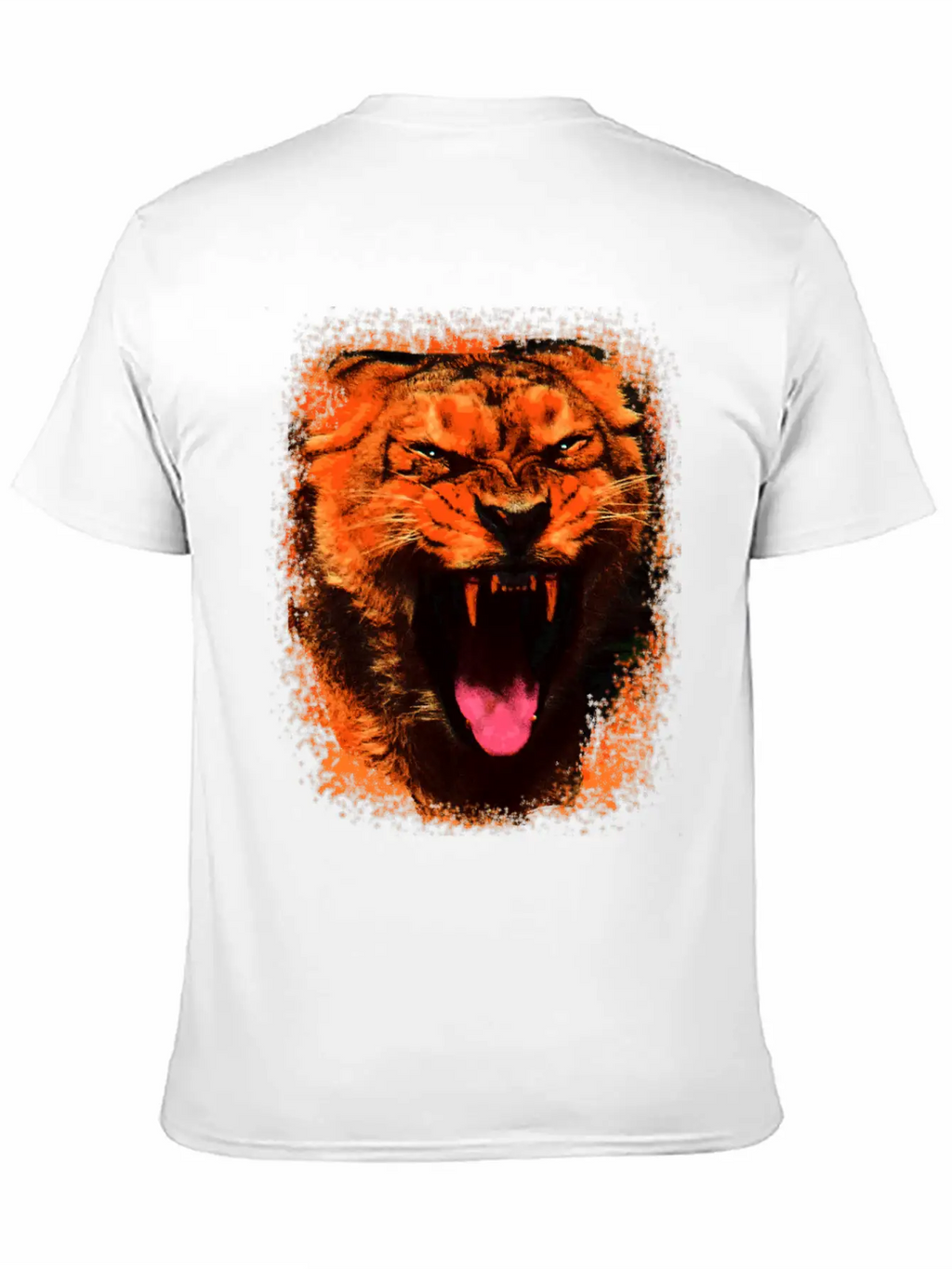 Wild Roar Lion Fangs Angry Gift Idea Basic Graphic T-Shirt – Daily Comfort In Soft Cotton