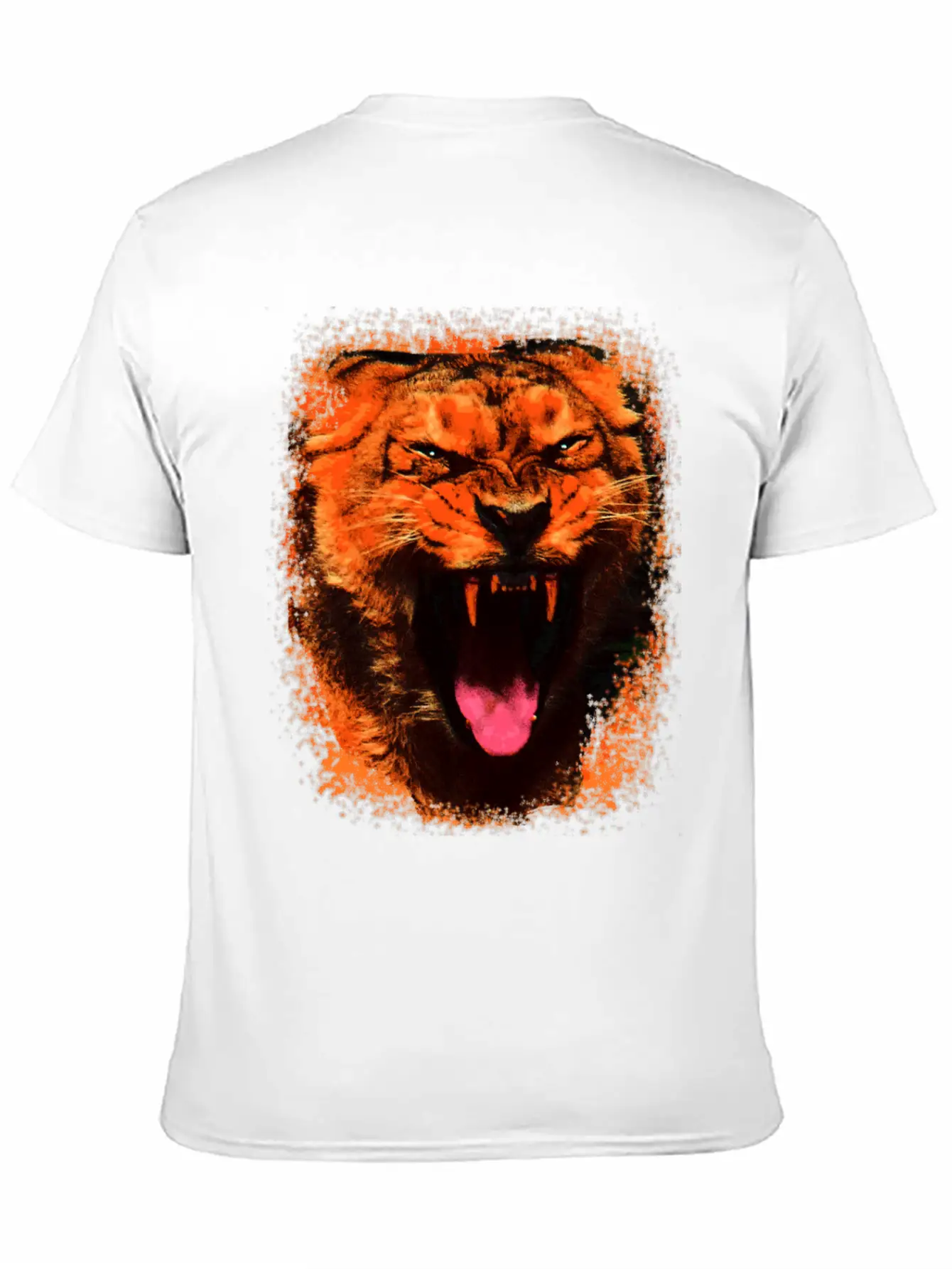 Wild Roar Lion Fangs Angry Gift Idea Basic Graphic T-Shirt – Daily Comfort In Soft Cotton