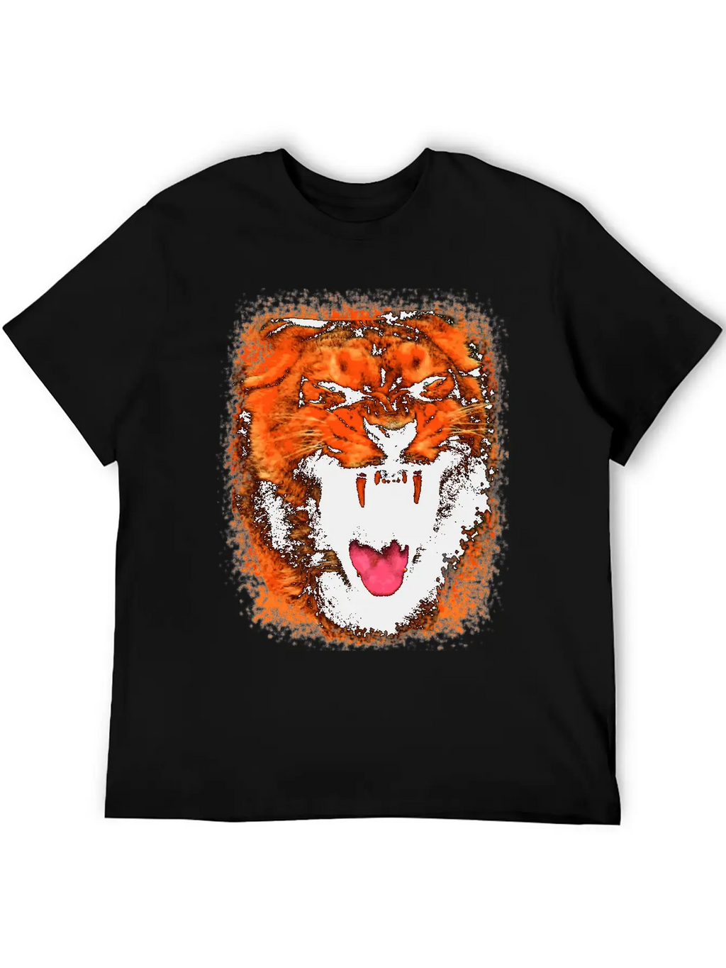 Wild Roar Lion Fangs Angry Gift Idea Basic Graphic T-Shirt – Daily Comfort In Soft Cotton
