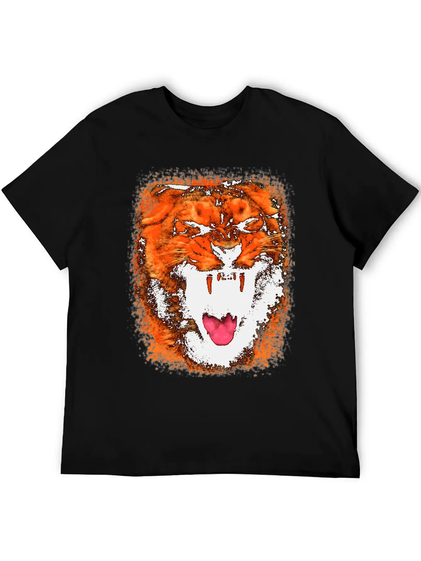 Wild Roar Lion Fangs Angry Gift Idea Basic Graphic T-Shirt – Daily Comfort In Soft Cotton