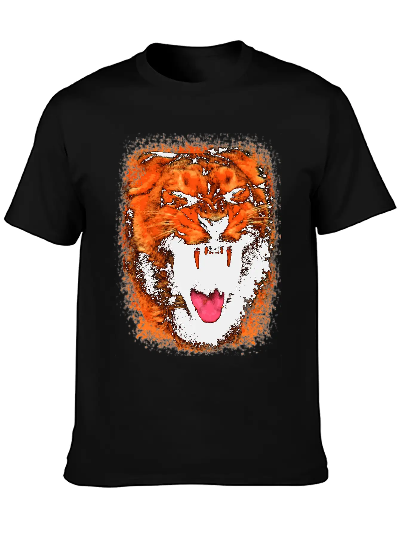 Wild Roar Lion Fangs Angry Gift Idea Basic Graphic T-Shirt – Daily Comfort In Soft Cotton