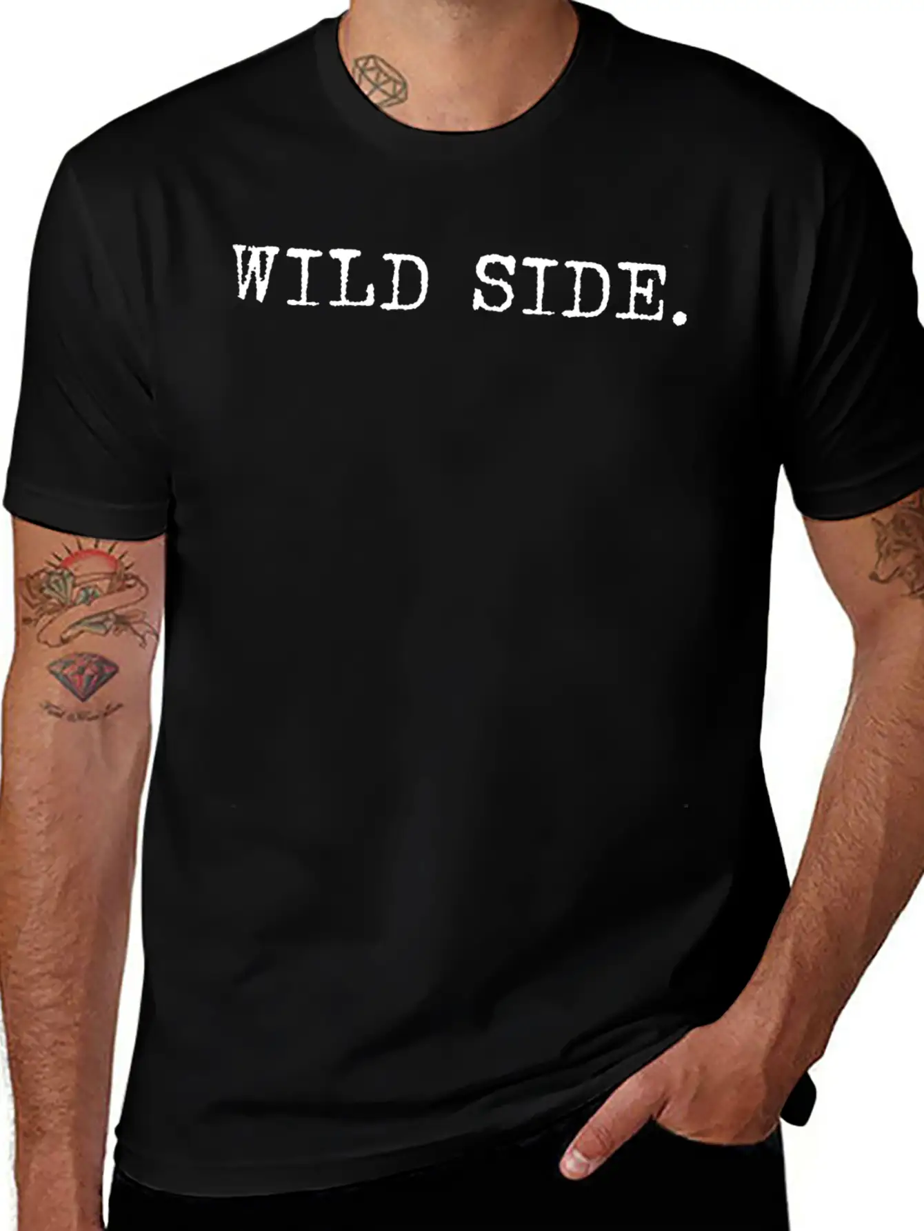 Wild Side Breathable Soft Cotton T-Shirt – Timeless Casual Look