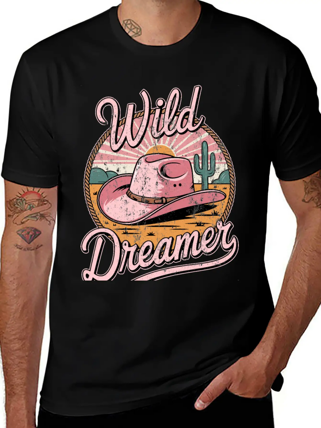 Wild West CowGirl Wild Dreamer Classic Cotton Tee – Unisex Comfort For Any Season