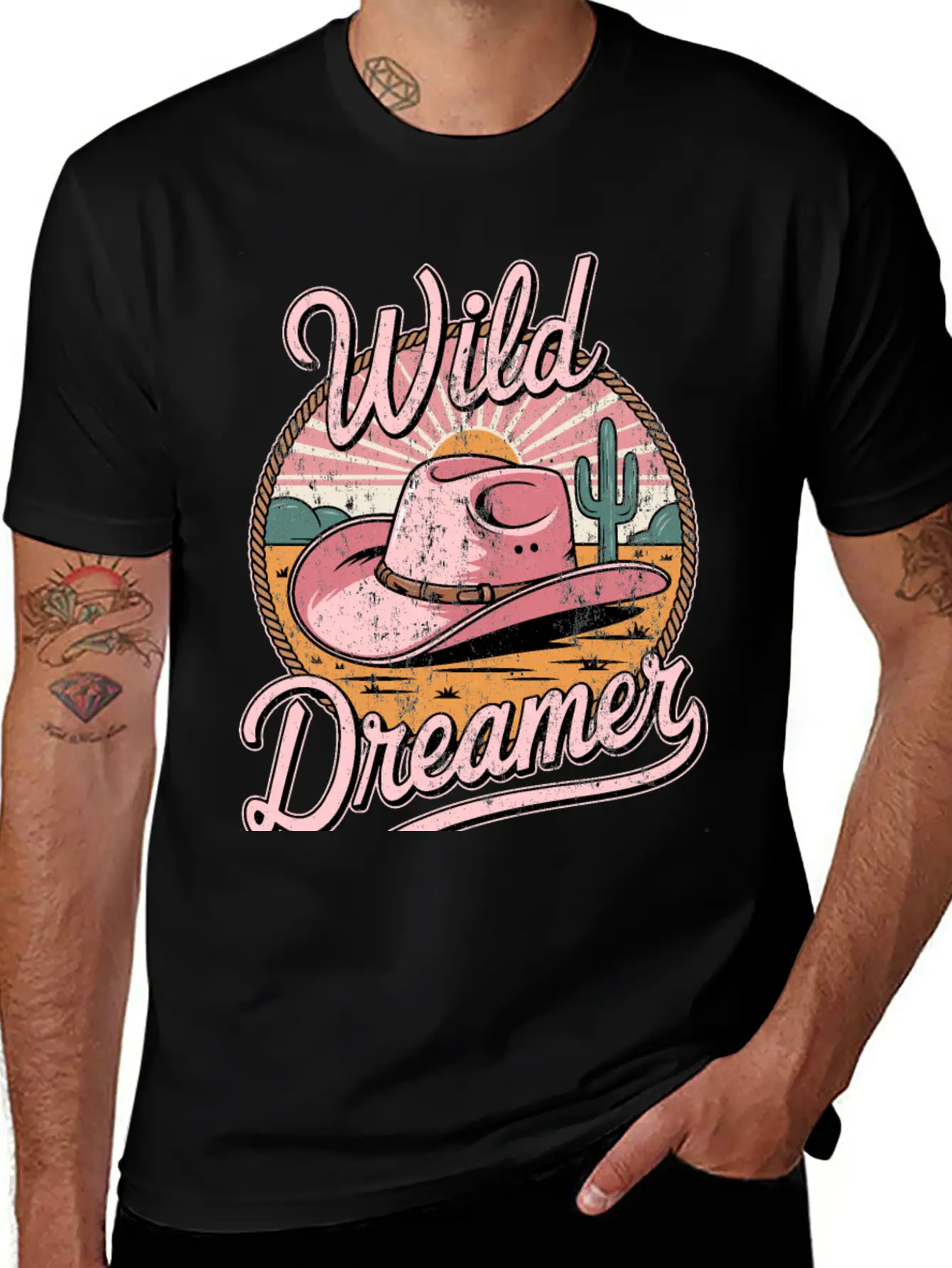 Wild West CowGirl Wild Dreamer Classic Cotton Tee – Unisex Comfort For Any Season