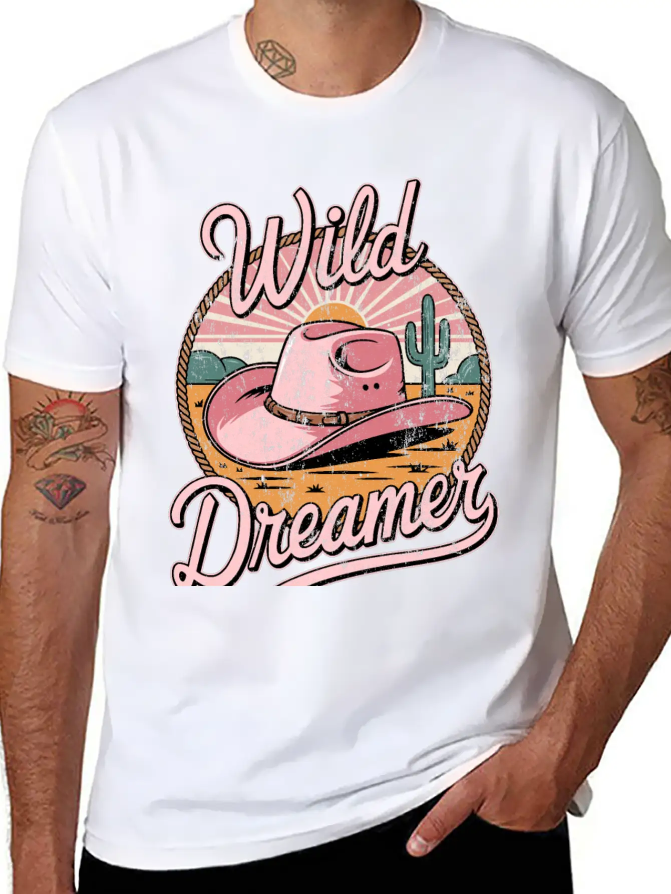 Wild West CowGirl Wild Dreamer Classic Cotton Tee – Unisex Comfort For Any Season