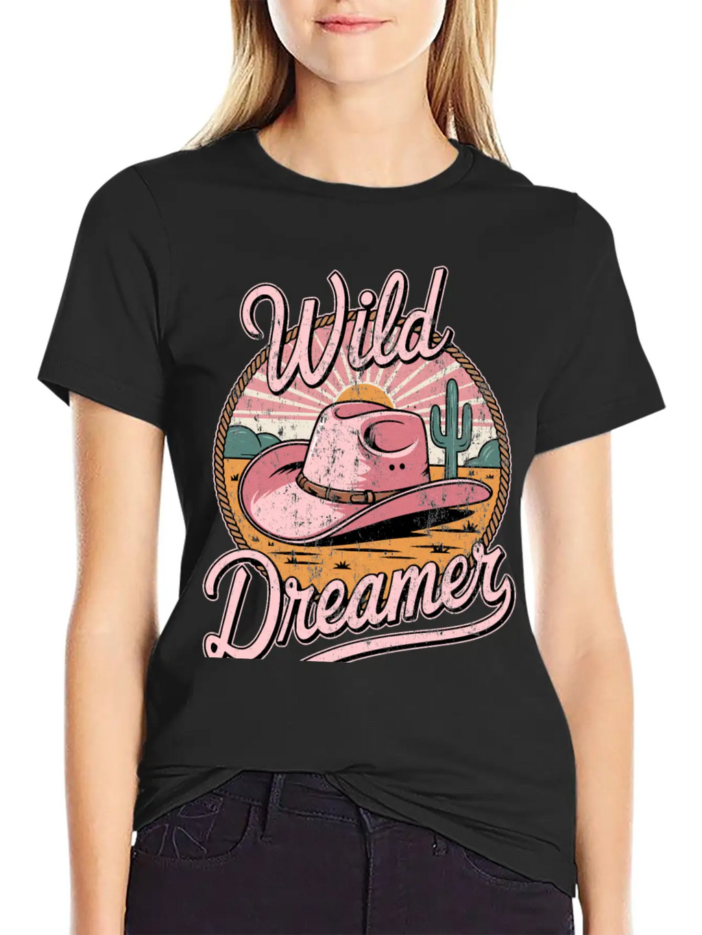 Wild West CowGirl Wild Dreamer Classic Cotton Tee – Unisex Comfort For Any Season