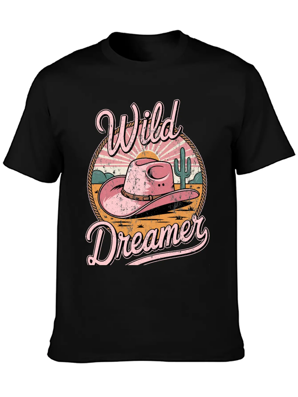 Wild West CowGirl Wild Dreamer Classic Cotton Tee – Unisex Comfort For Any Season