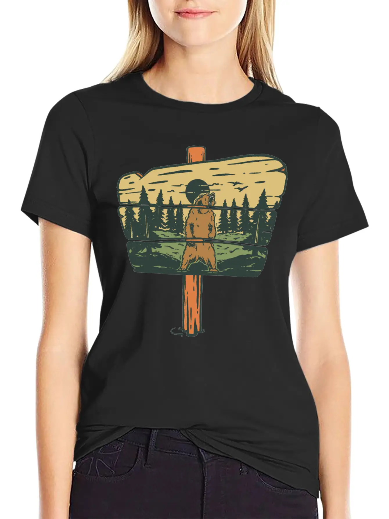 Wildlife National Park Breathable Soft Cotton T-Shirt – Timeless Casual Look
