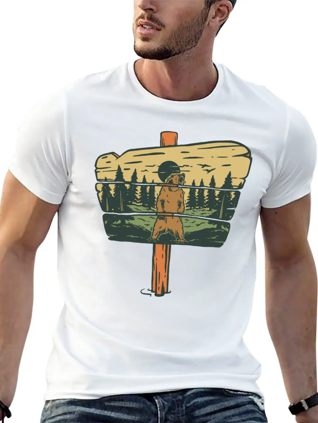 Wildlife National Park Breathable Soft Cotton T-Shirt – Timeless Casual Look