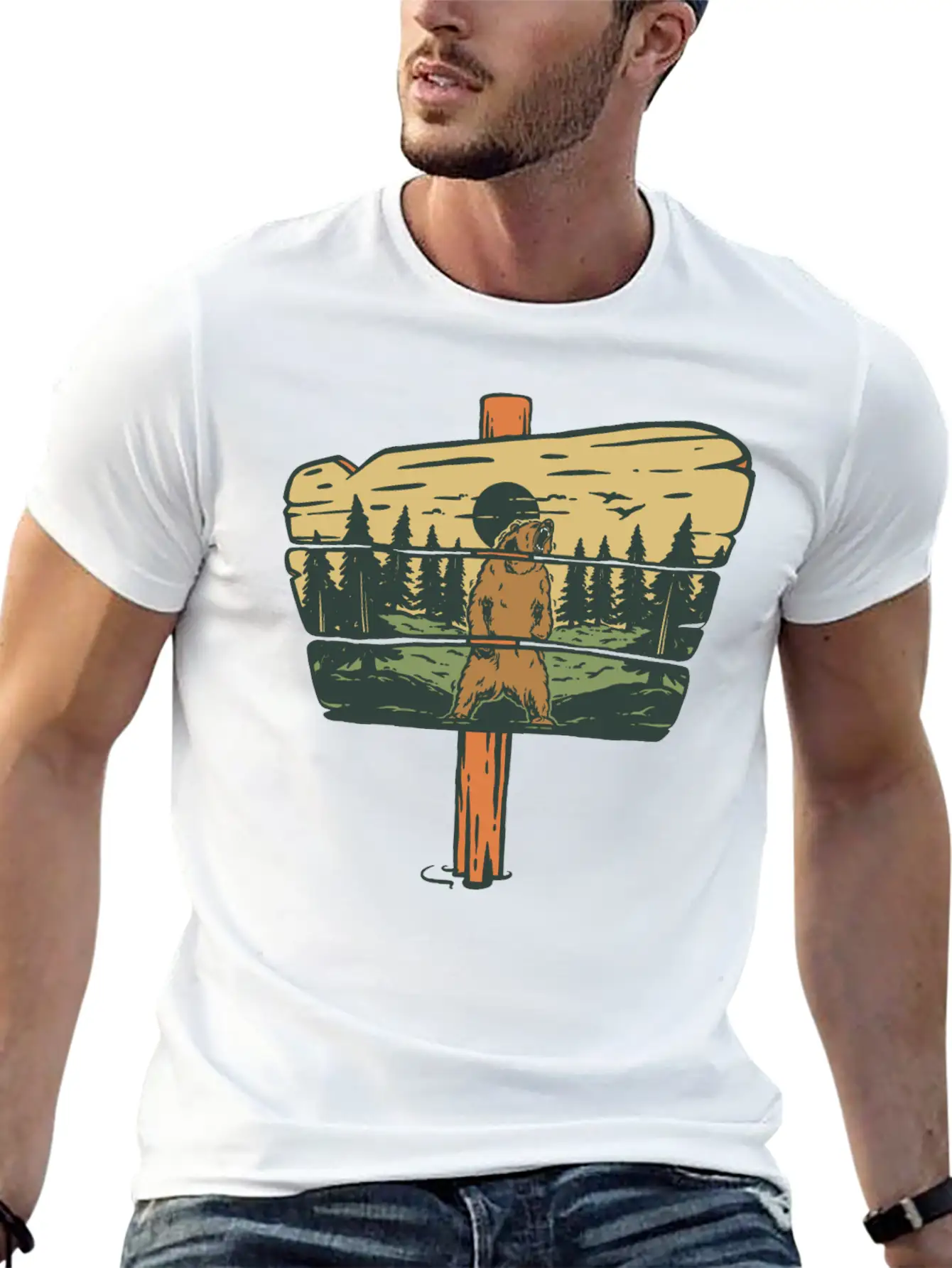 Wildlife National Park Breathable Soft Cotton T-Shirt – Timeless Casual Look