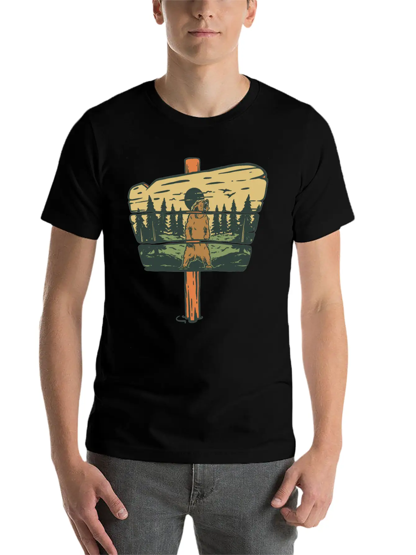 Wildlife National Park Breathable Soft Cotton T-Shirt – Timeless Casual Look