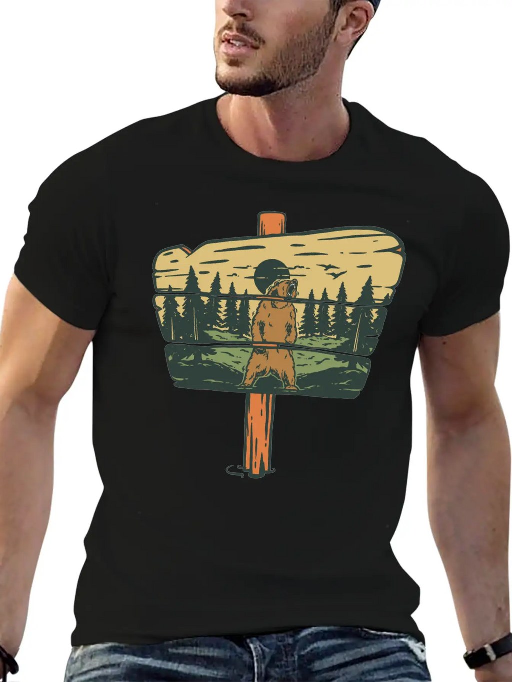 Wildlife National Park Breathable Soft Cotton T-Shirt – Timeless Casual Look