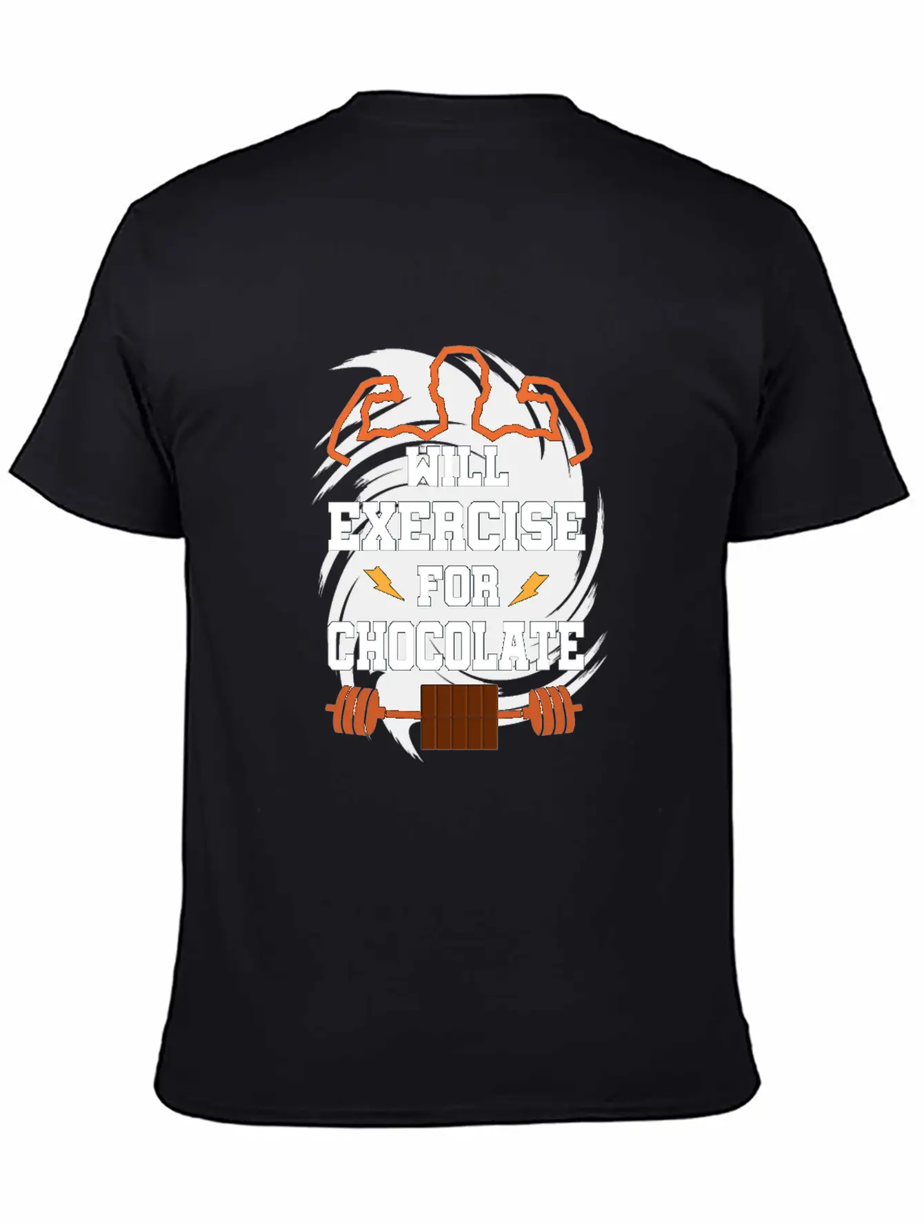 Will Exercise For Chocolate Funny Gym Workout Fitn Classic Cotton Tee – Unisex Comfort For Any Season