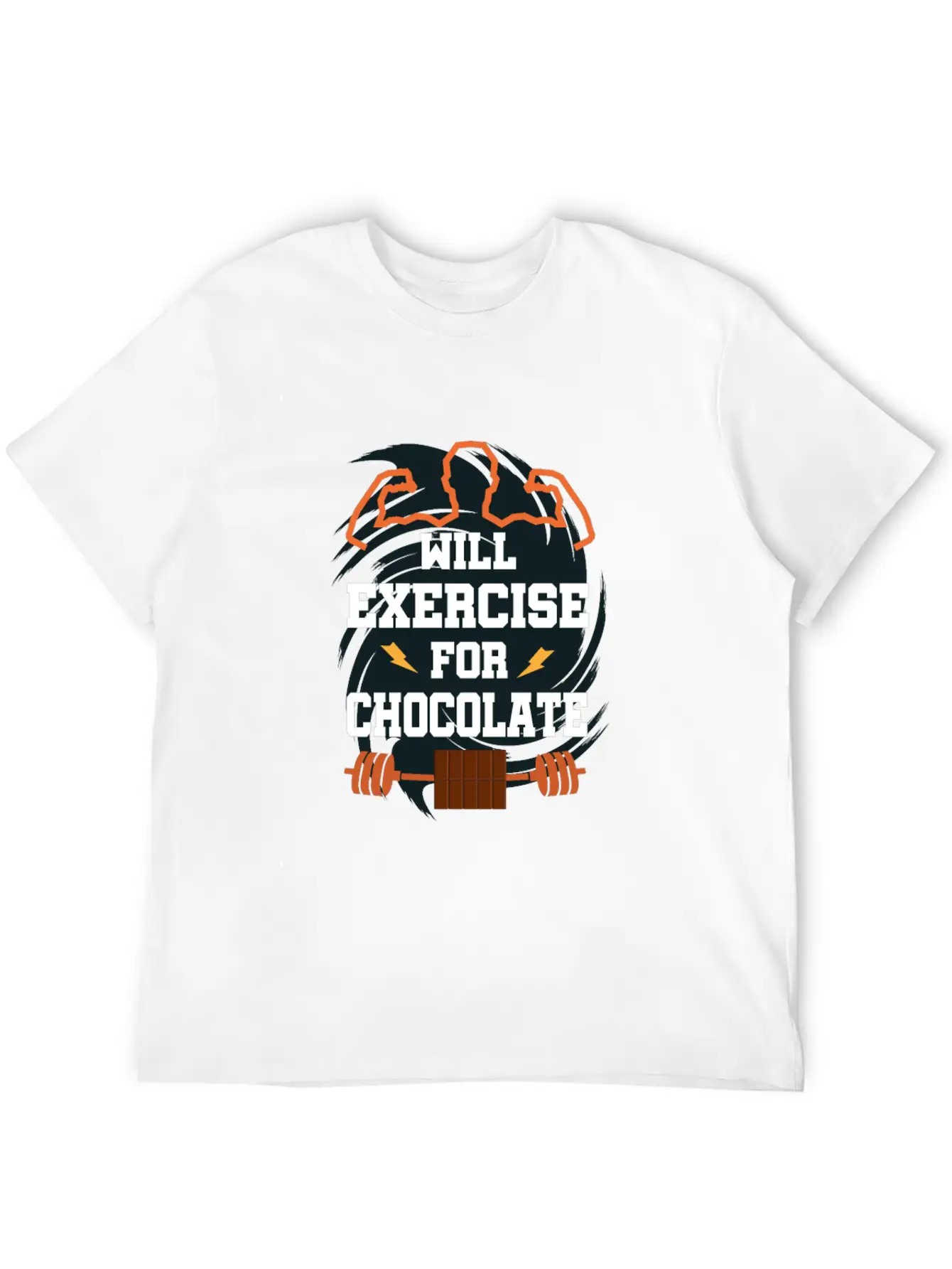 Will Exercise For Chocolate Funny Gym Workout Fitn Classic Cotton Tee – Unisex Comfort For Any Season