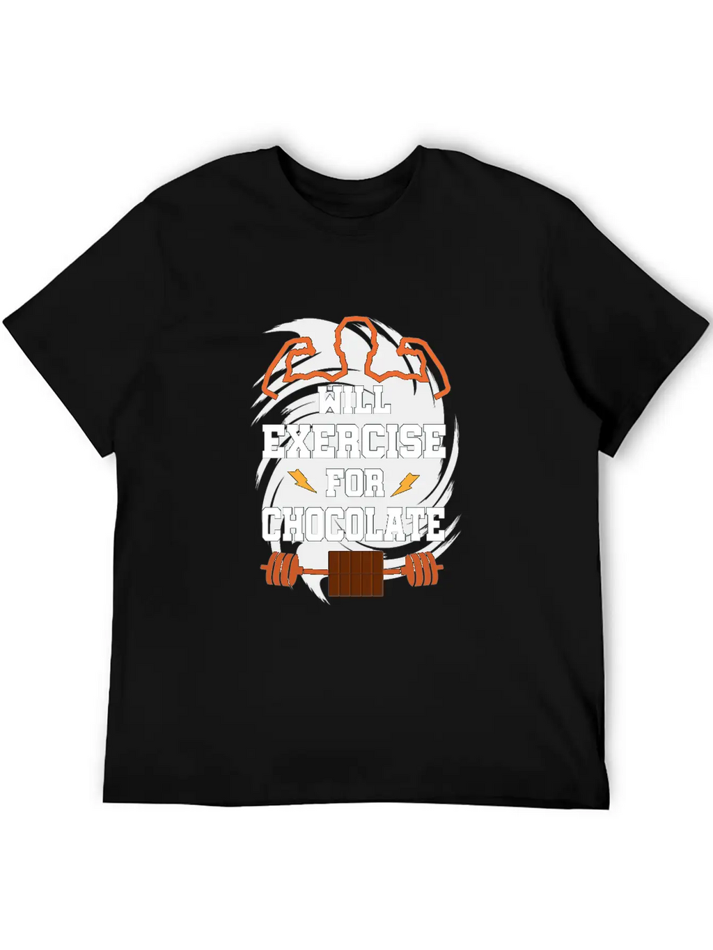 Will Exercise For Chocolate Funny Gym Workout Fitn Classic Cotton Tee – Unisex Comfort For Any Season