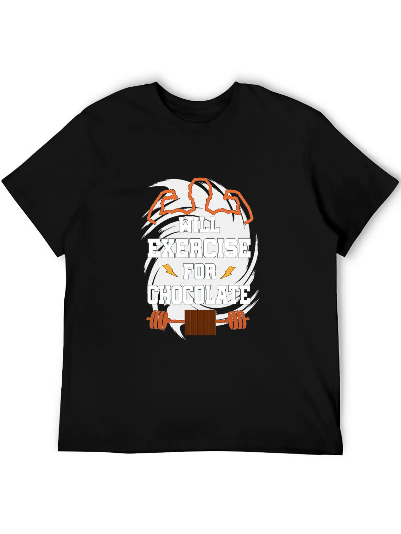 Will Exercise For Chocolate Funny Gym Workout Fitn Classic Cotton Tee – Unisex Comfort For Any Season