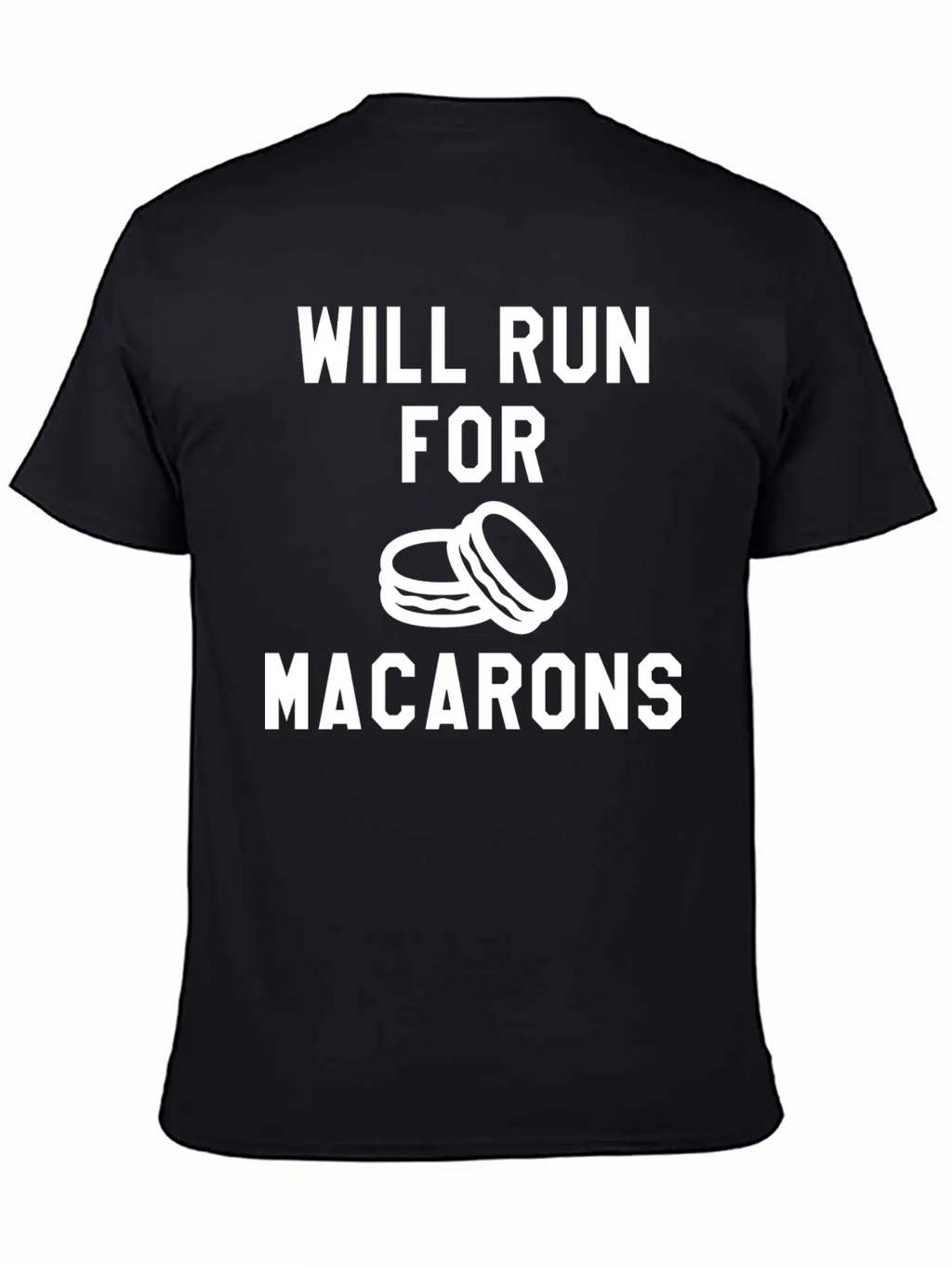 Will Run For Macarons Relaxed Everyday Tee – Lightweight And Durable Cotton