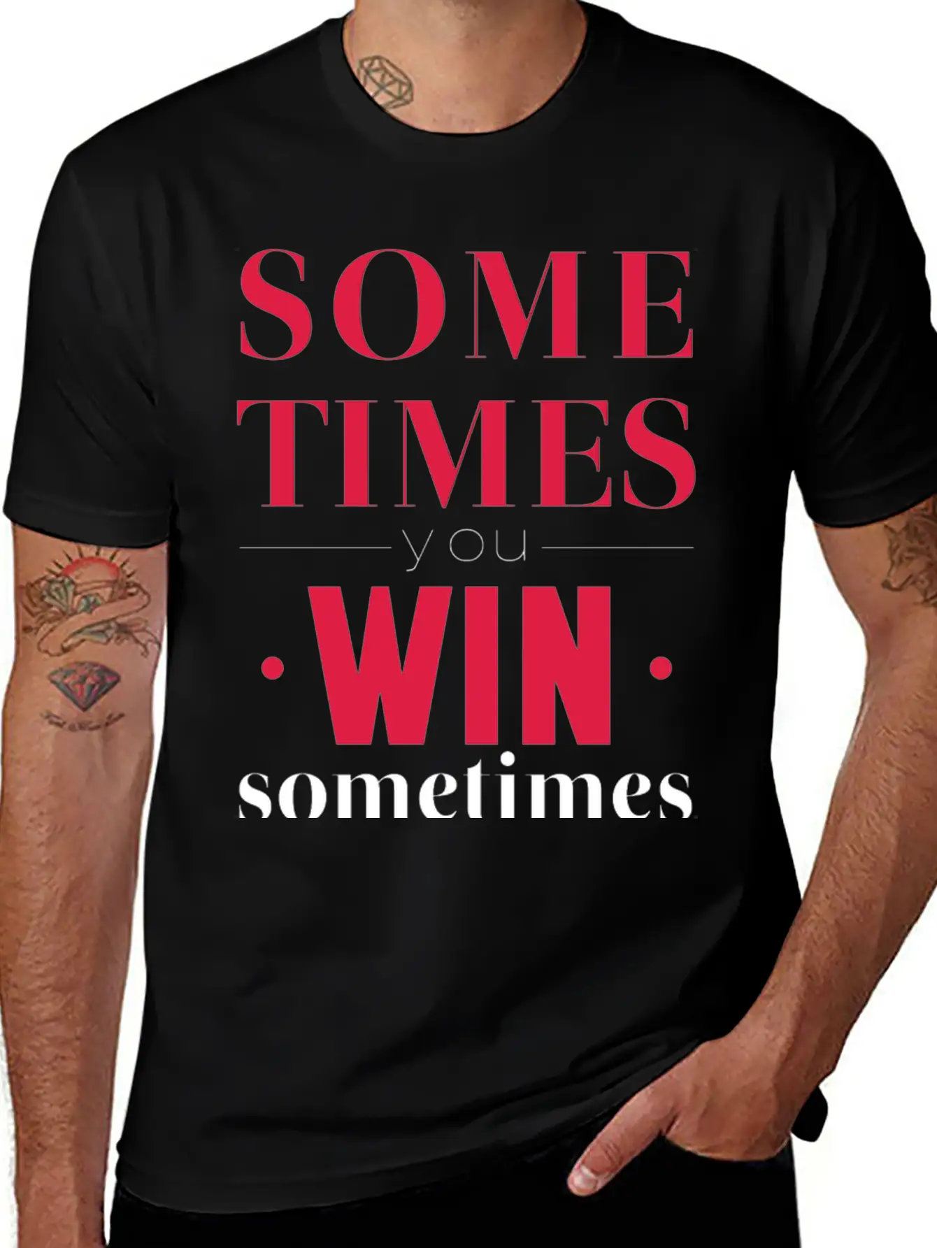 Win - Learn Stylish Everyday T-Shirt – Unisex Basic Cotton Tee