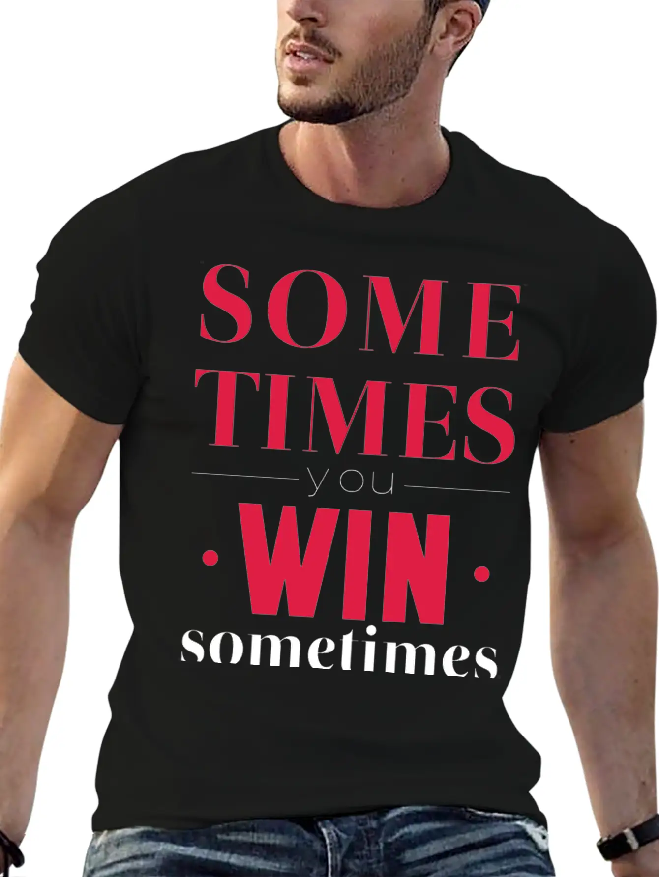 Win - Learn Stylish Everyday T-Shirt – Unisex Basic Cotton Tee