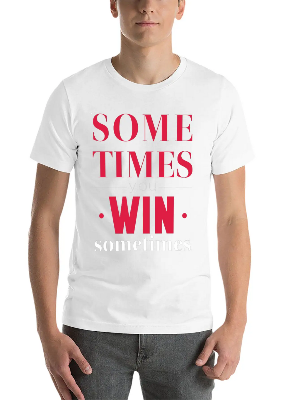 Win - Learn Stylish Everyday T-Shirt – Unisex Basic Cotton Tee