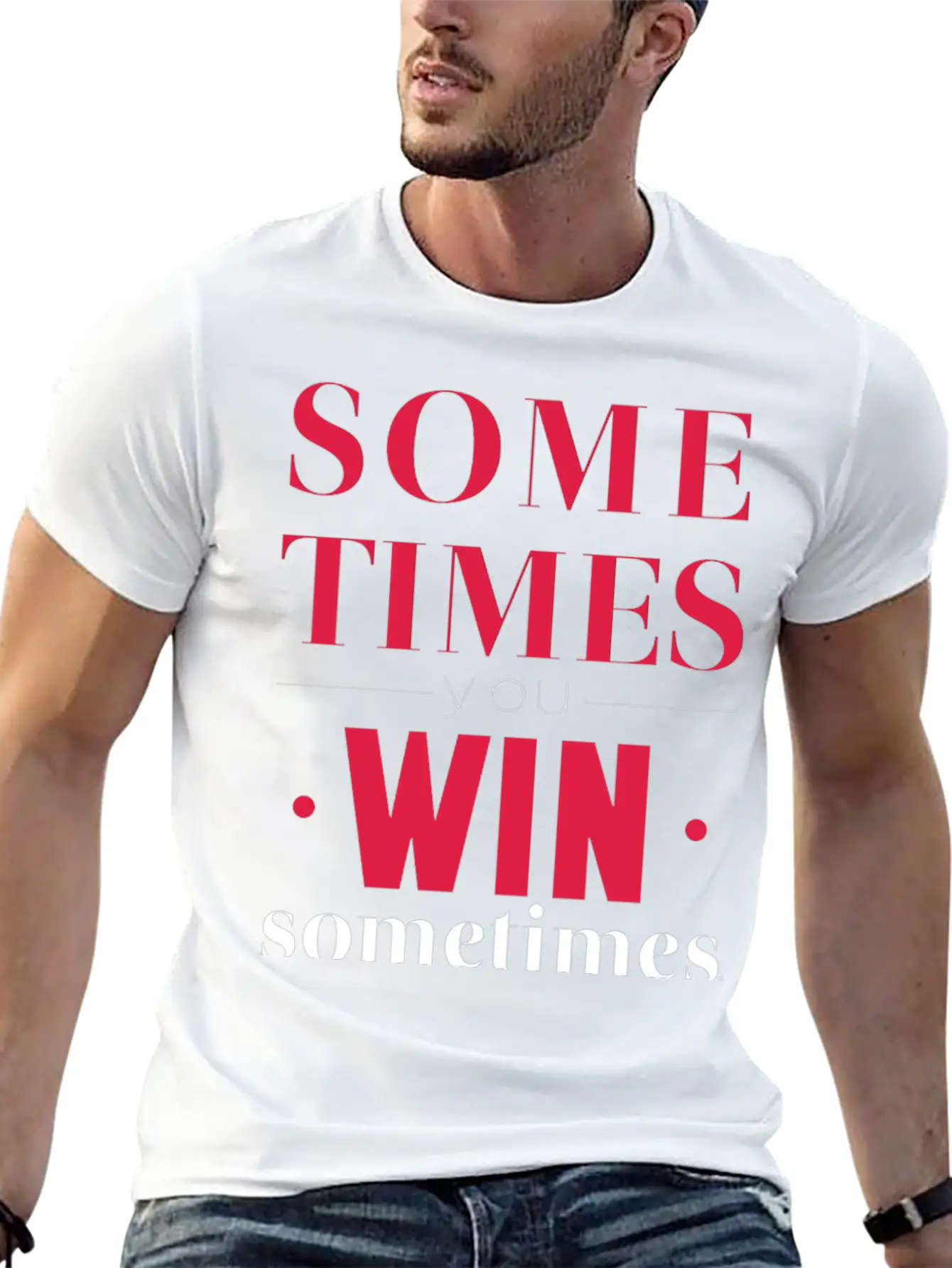 Win - Learn Stylish Everyday T-Shirt – Unisex Basic Cotton Tee