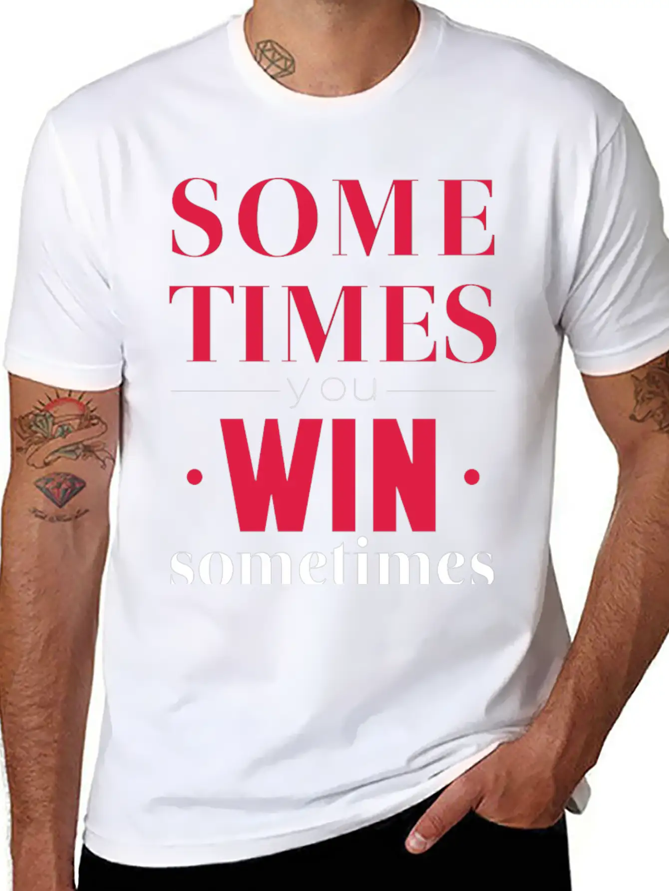 Win - Learn Stylish Everyday T-Shirt – Unisex Basic Cotton Tee