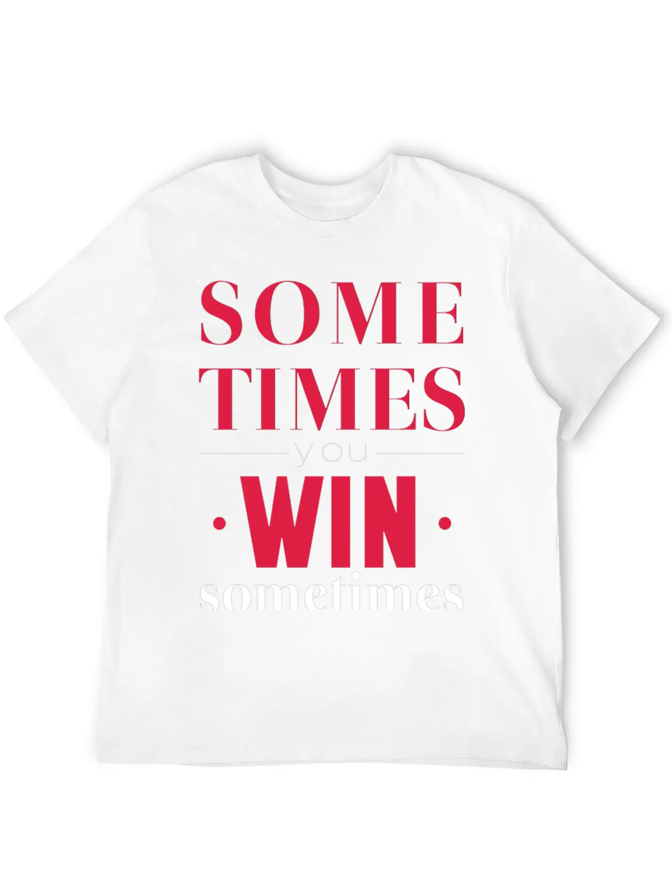Win - Learn Stylish Everyday T-Shirt – Unisex Basic Cotton Tee