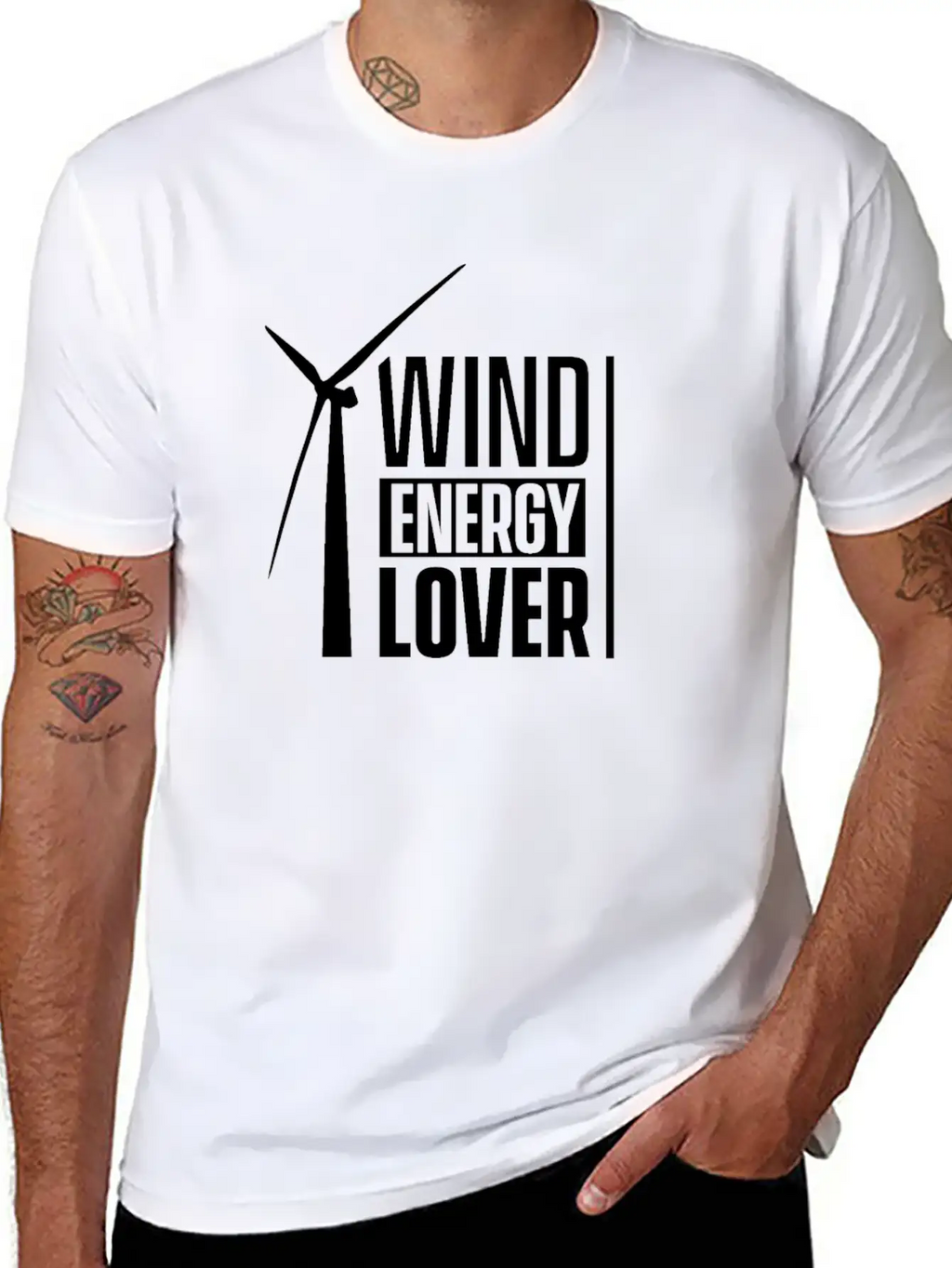 Wind Energy Lover Timeless Short Sleeve Tee – Comfy And Minimalist Design