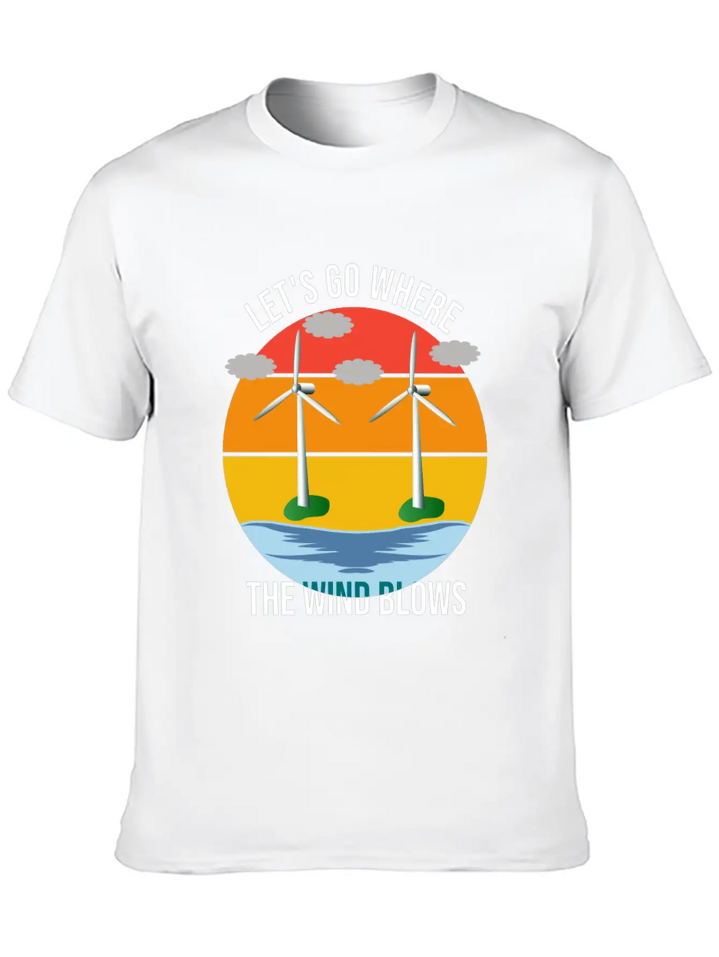 Wind Energy, Raising The Future Classic Cotton Tee – Unisex Comfort For Any Season