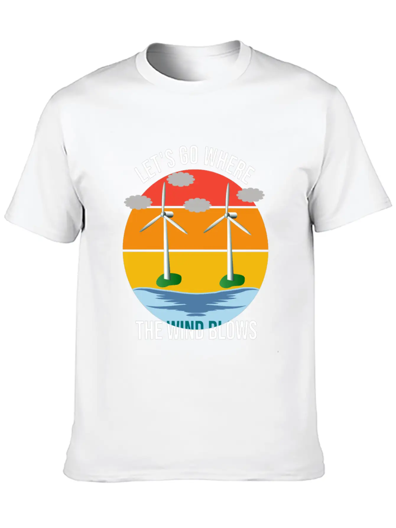 Wind Energy, Raising The Future Classic Cotton Tee – Unisex Comfort For Any Season
