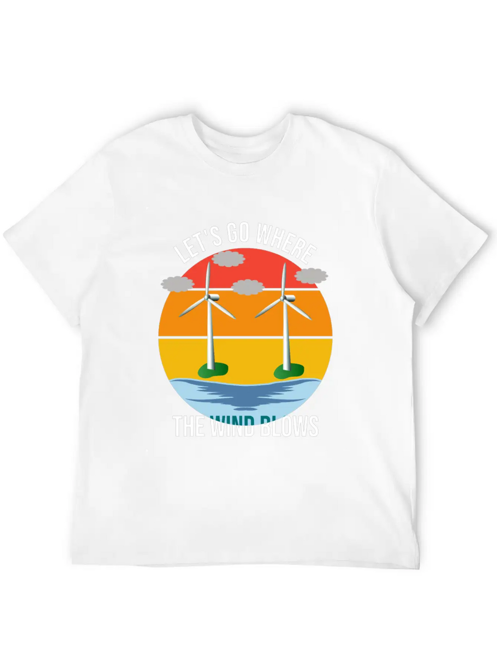 Wind Energy, Raising The Future Classic Cotton Tee – Unisex Comfort For Any Season