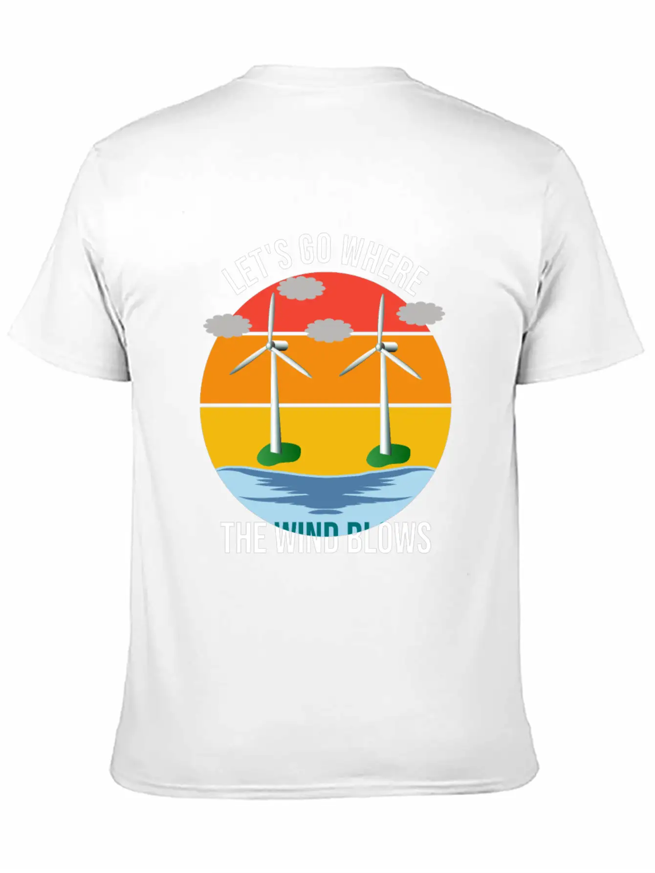 Wind Energy, Raising The Future Classic Cotton Tee – Unisex Comfort For Any Season