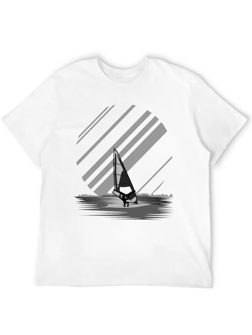 Wind Surfing Oldschool Basic Graphic T-Shirt – Daily Comfort In Soft Cotton