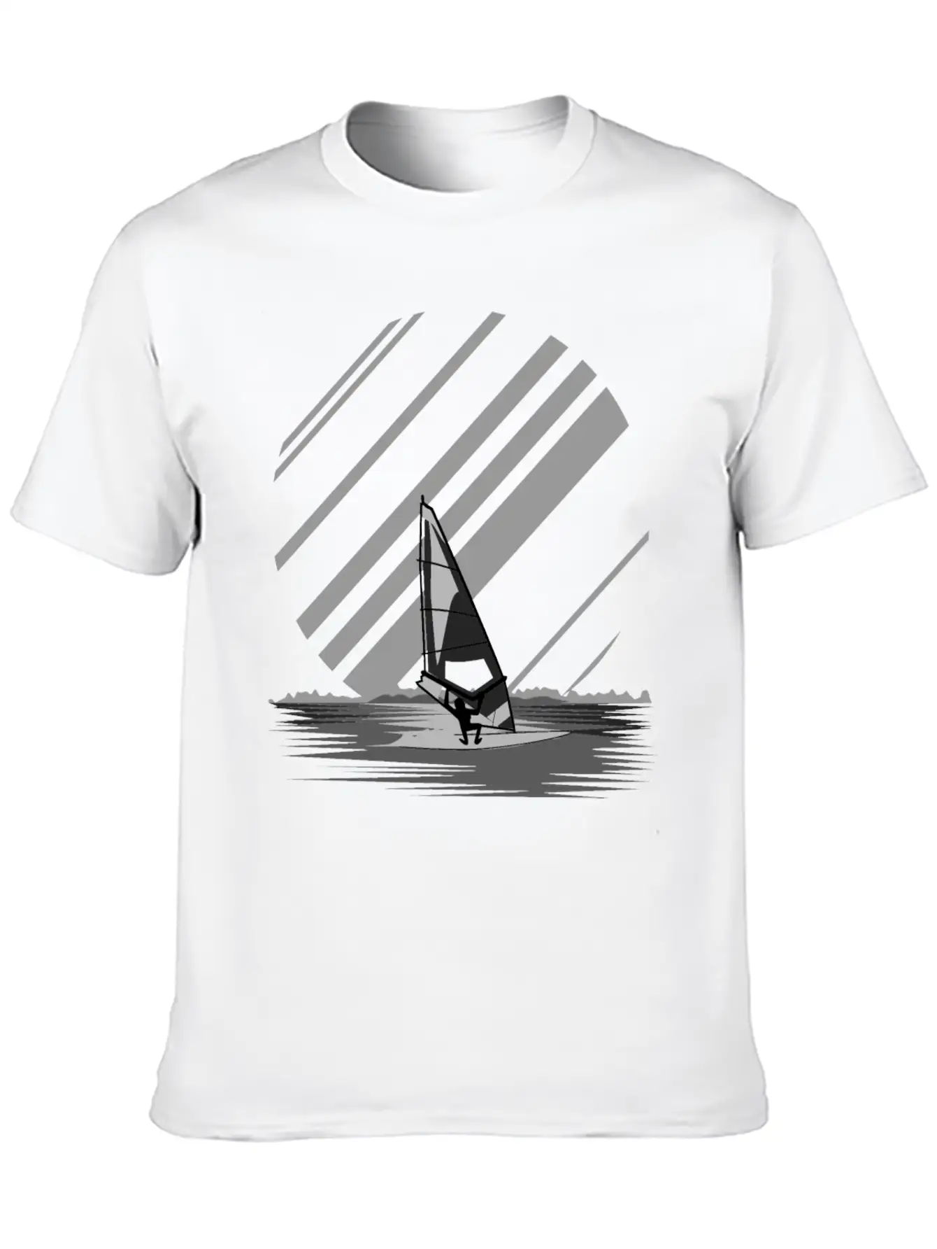 Wind Surfing Oldschool Basic Graphic T-Shirt – Daily Comfort In Soft Cotton