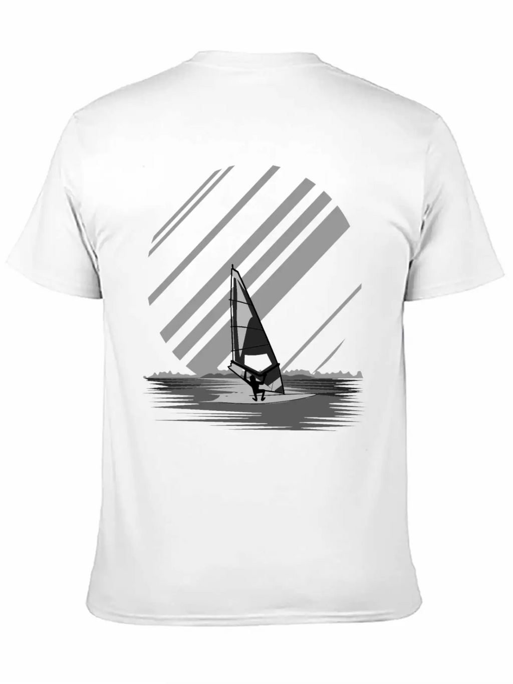 Wind Surfing Oldschool Basic Graphic T-Shirt – Daily Comfort In Soft Cotton