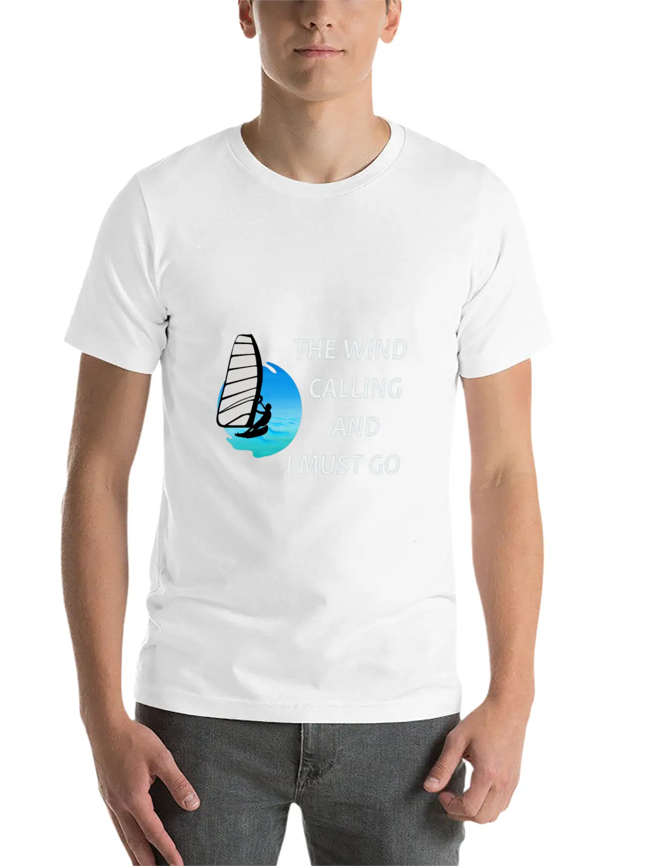 Windsurfer Windsurfing Ocean Summer Gift Breathable Graphic T-Shirt – Perfect For Casual Days