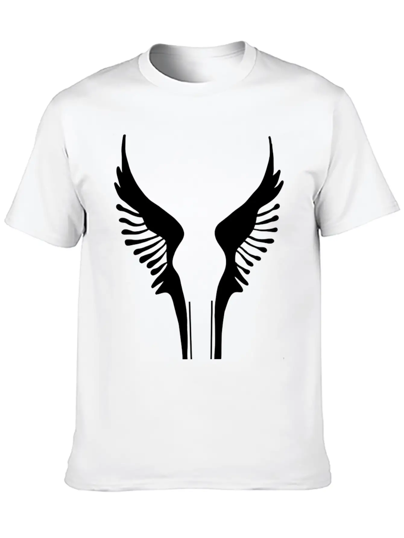 Wings Icon Essential Cotton Tee For Daily Outfits – Unisex Style