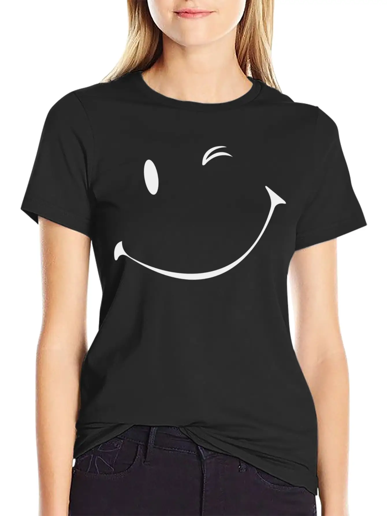 Winking Smile, Smiles Unisex Casual T-Shirt – Clean Design For Daily Comfort