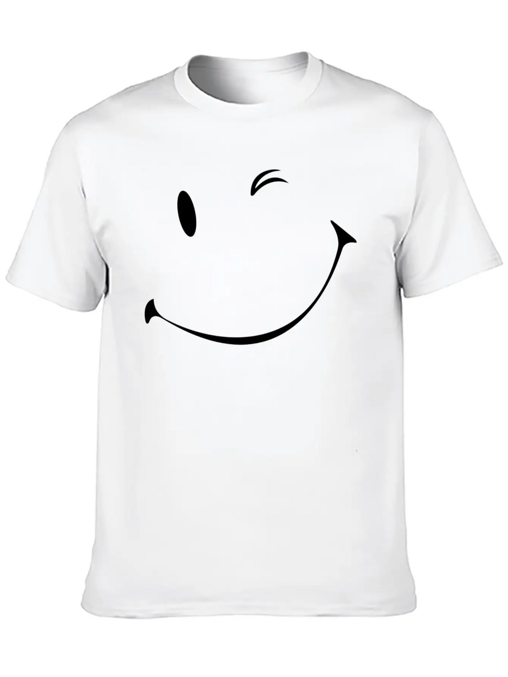 Winking Smile, Smiles Unisex Casual T-Shirt – Clean Design For Daily Comfort