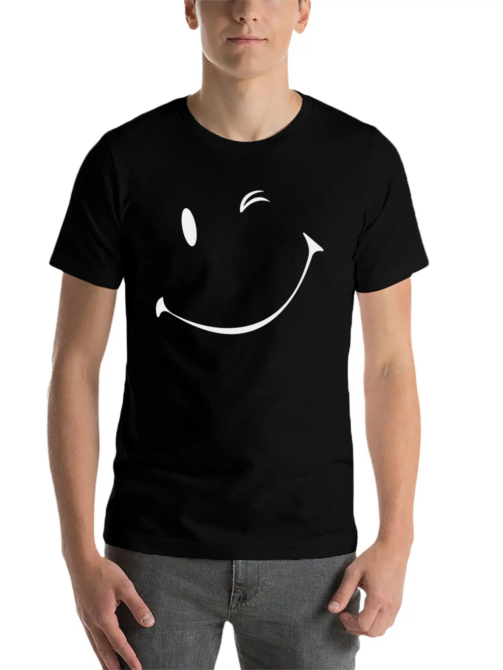 Winking Smile, Smiles Unisex Casual T-Shirt – Clean Design For Daily Comfort