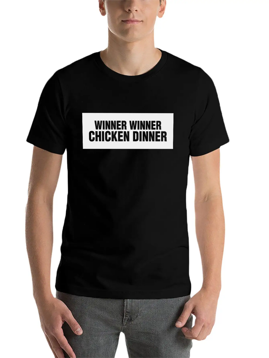 Winner Winner Chicken Dinner Basic Graphic T-Shirt – Daily Comfort In Soft Cotton