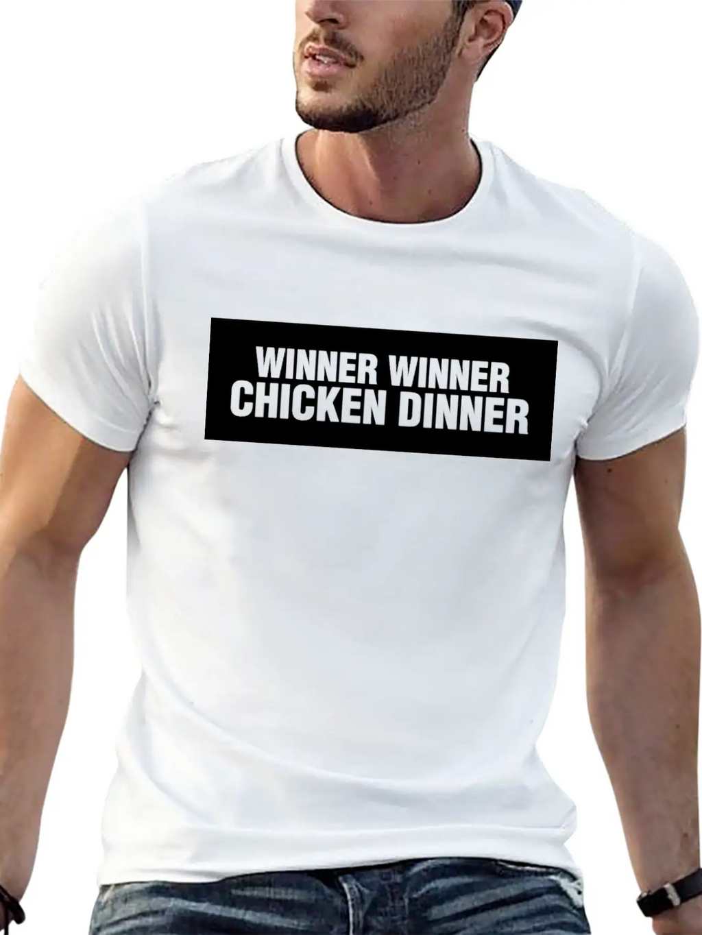Winner Winner Chicken Dinner Basic Graphic T-Shirt – Daily Comfort In Soft Cotton
