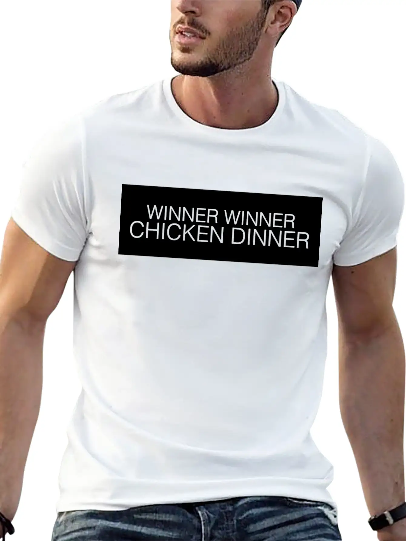 Winner Winner Chicken Dinner Stylish Everyday T-Shirt – Unisex Basic Cotton Tee