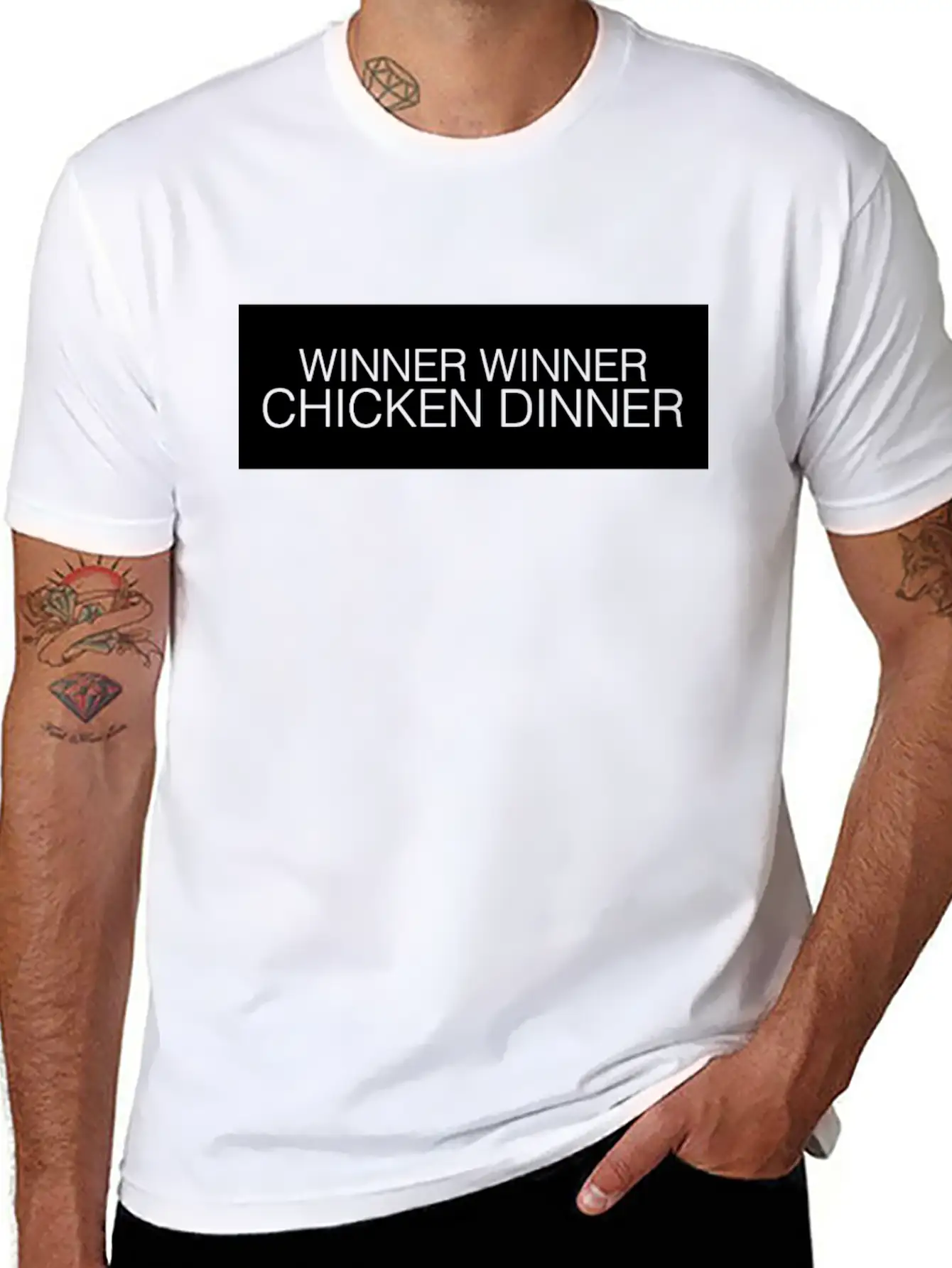 Winner Winner Chicken Dinner Stylish Everyday T-Shirt – Unisex Basic Cotton Tee