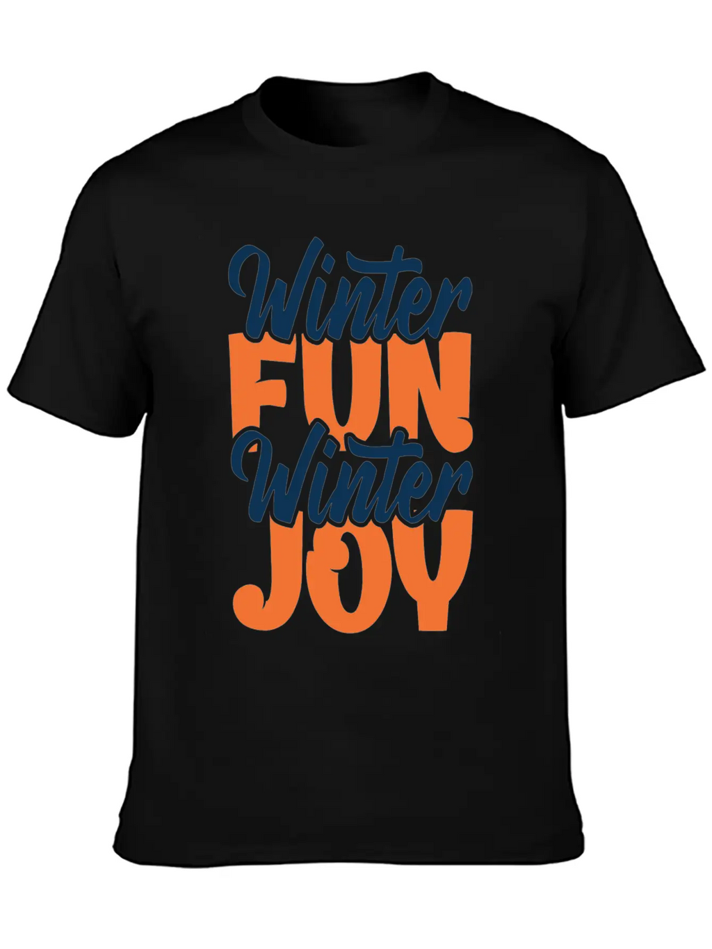 Winter Fun Winter Joy Christmas Holiday Season Breathable Graphic T-Shirt – Perfect For Casual Days