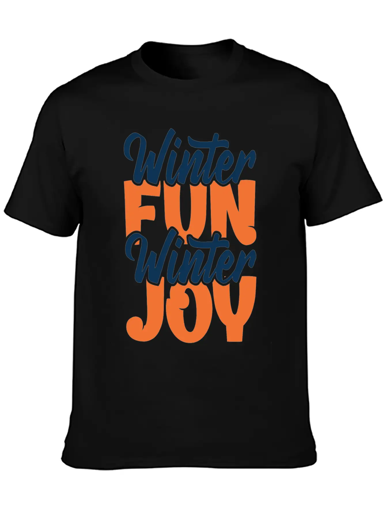 Winter Fun Winter Joy Christmas Holiday Season Breathable Graphic T-Shirt – Perfect For Casual Days
