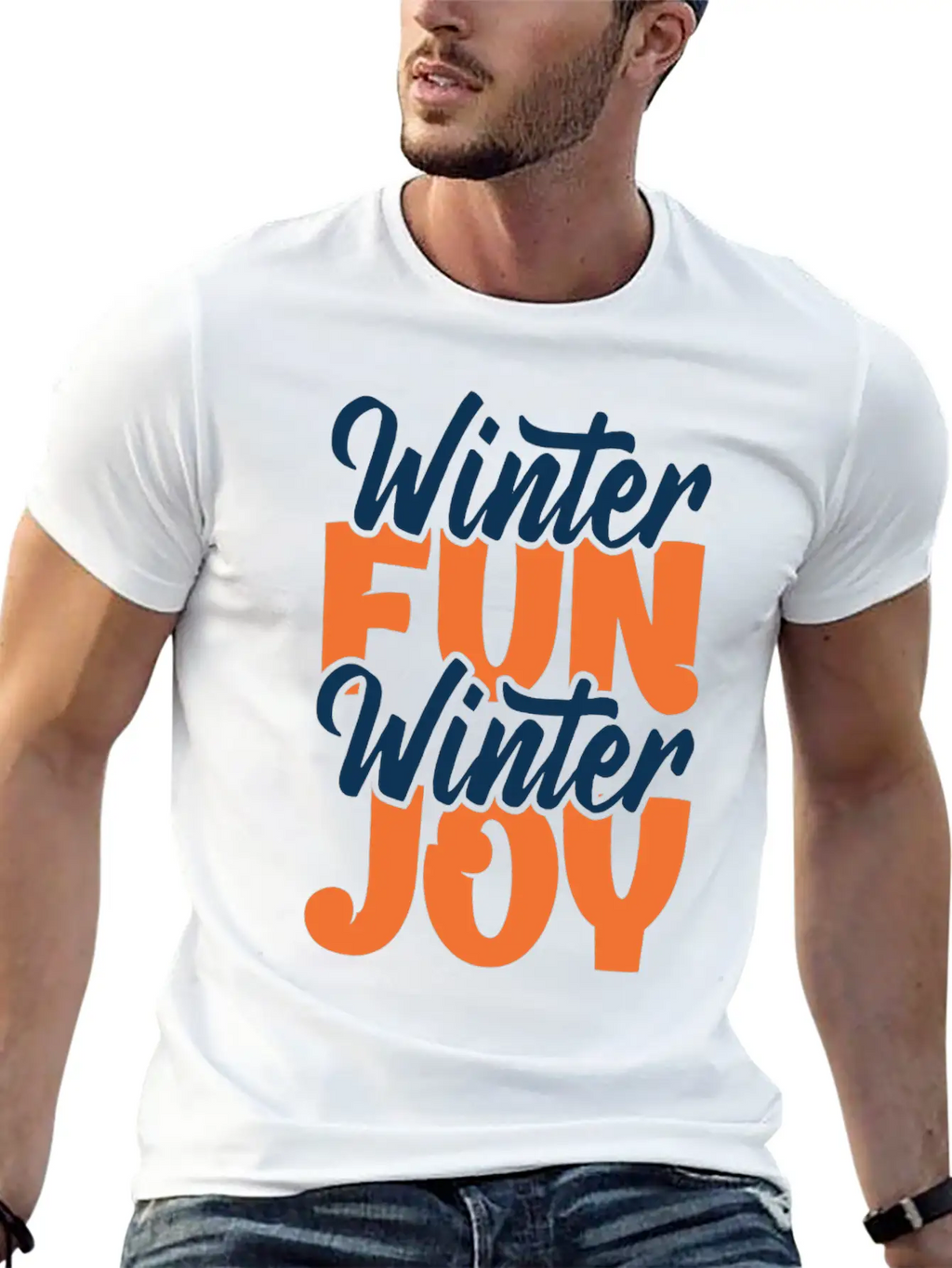 Winter Fun Winter Joy Christmas Holiday Season Breathable Graphic T-Shirt – Perfect For Casual Days